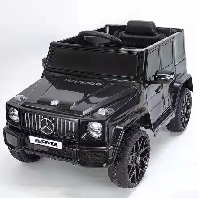 New Jeep Children's Electric Car Four wheel Kids Electric Ride on Car With Leather Seat Infant Electric Car For Boys Girls Gifts