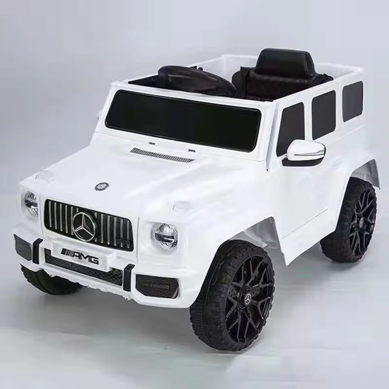 New Jeep Children's Electric Car Four wheel Kids Electric Ride on Car With Leather Seat Infant Electric Car For Boys Girls Gifts