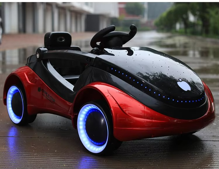 Flash wheel Children Electric Car Double Door Remote Control Swing Car Can Sit Chargeable Ride On Toys Car 1-6years old