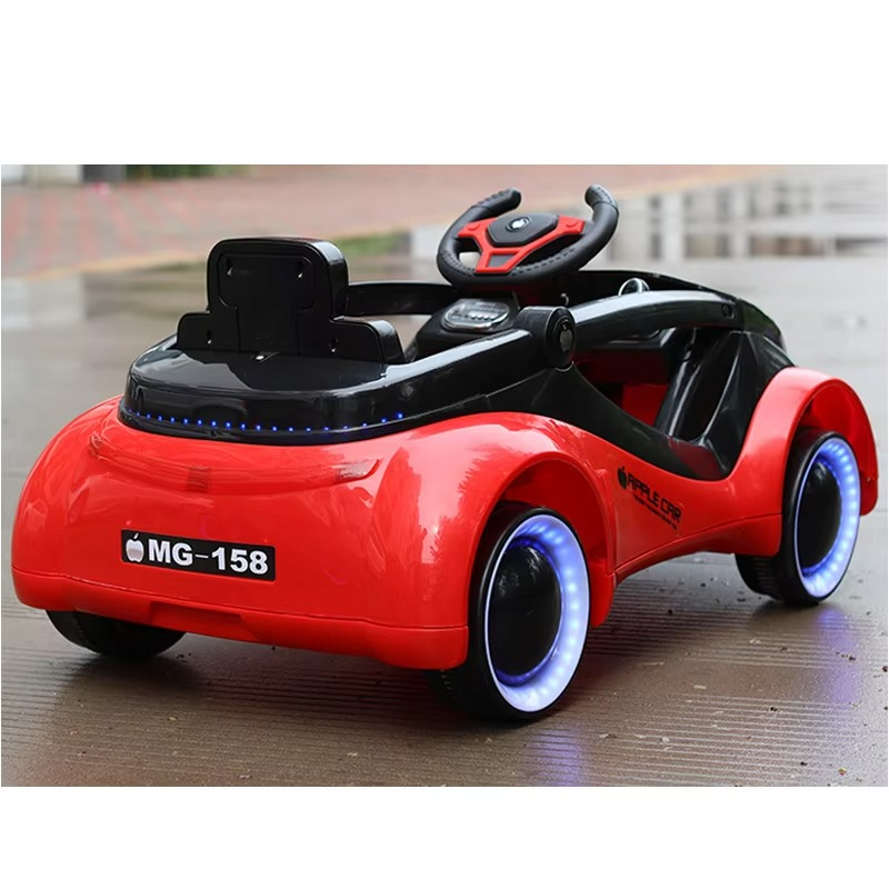 Flash wheel Children Electric Car Double Door Remote Control Swing Car Can Sit Chargeable Ride On Toys Car 1-6years old