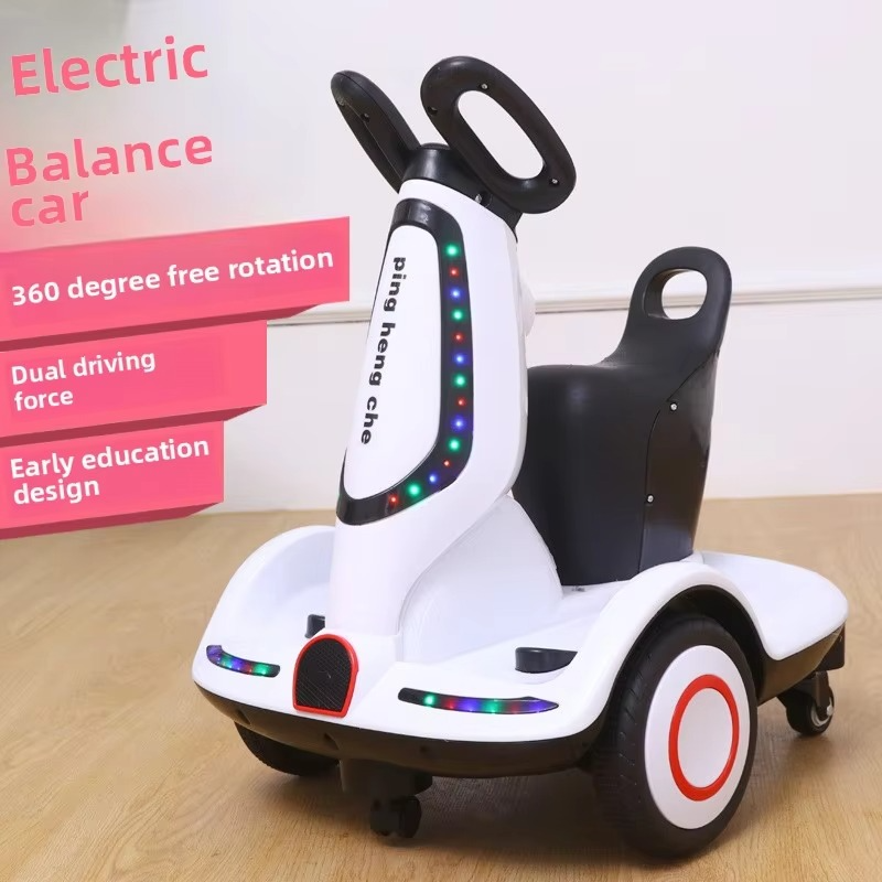 Children's Electric Car Baby Toy Boy Four-wheel Remote Control Car Charging Can Seat Infant Drift Balance Car