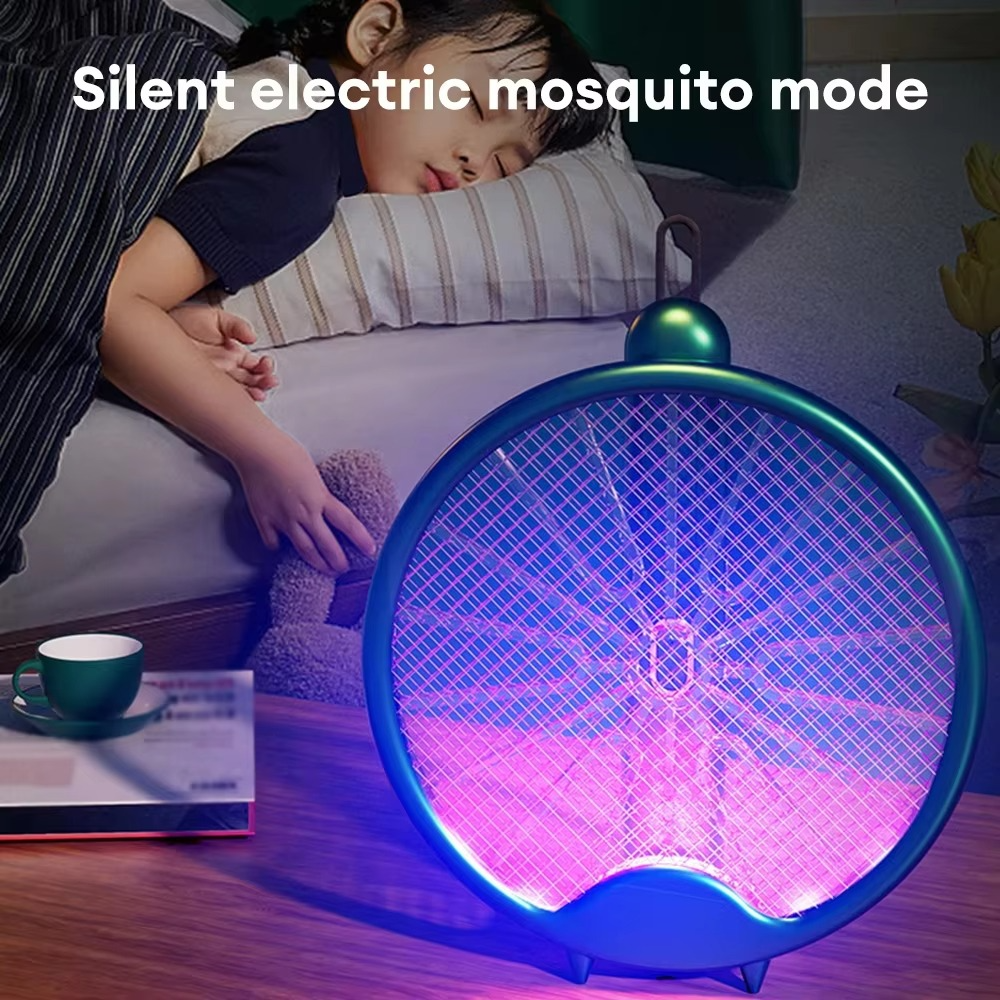 Xiaomi 3000V Electric Mosquito Racket Mosquito Killer Lamp USB Rechargeable Foldable Mosquito Swatter Fly Swatter Mosquito Trap
