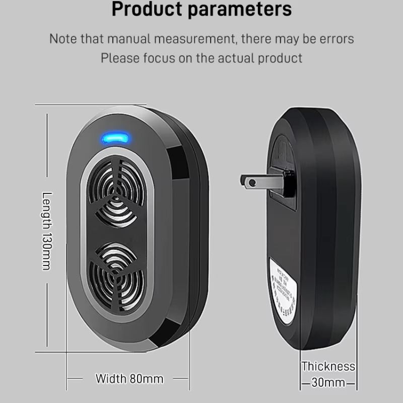Ultrasonic Mouse Repeller Home Pest Control Electronic Mouse Repellent