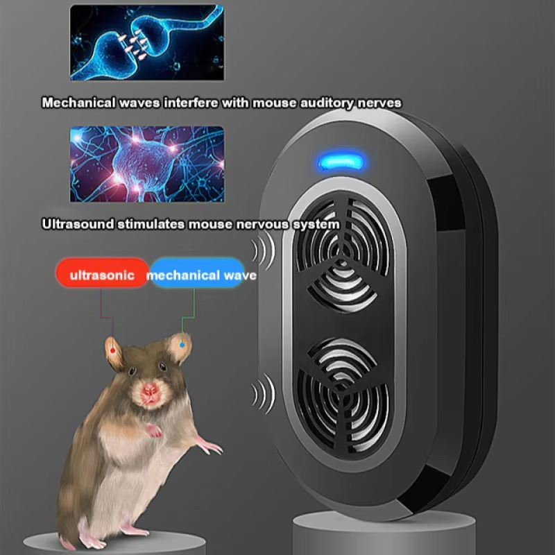 Ultrasonic Mouse Repeller Home Pest Control Electronic Mouse Repellent