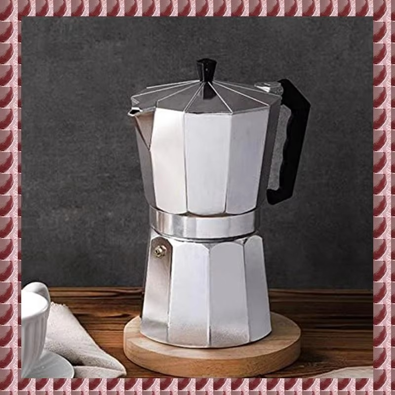 Stovetop Espresso Maker Coffee Pot For Great Flavored Espresso For Electric Stovetop