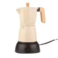 Custom Color 110~240V 6 Cups Portable Espresso Moka Coffee Maker Machine Electric Moka Pot