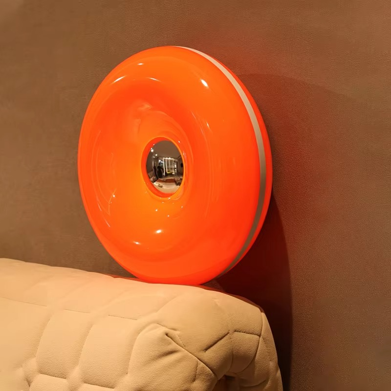 Bauhaus Table Lamps USB Plug Bedroom Bedside Lamps Wall Lamps Donut Ambiance Lamps Living Room Restaurant Decorative Lighting