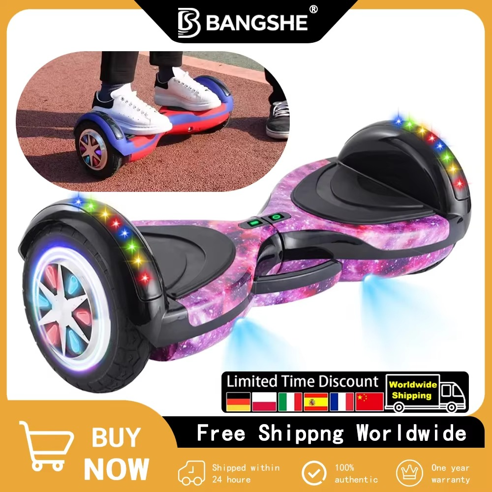 8Inch Hover Boards 2Wheels Elite Best Quality Smart Self Balance Electric Scooter Self-balancing with MusicSpeakersLED LightsPro