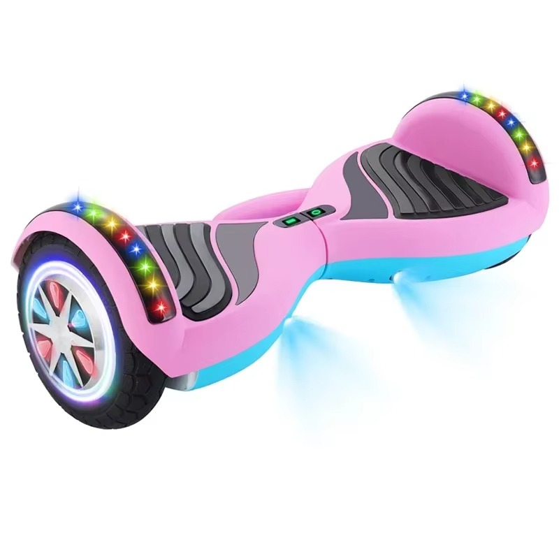 Smart Electric 6.5 Inch Two Wheel Self-Balancing Bluetooth Skateboard Balance Scooters Hover Boards Scooter – LED-light