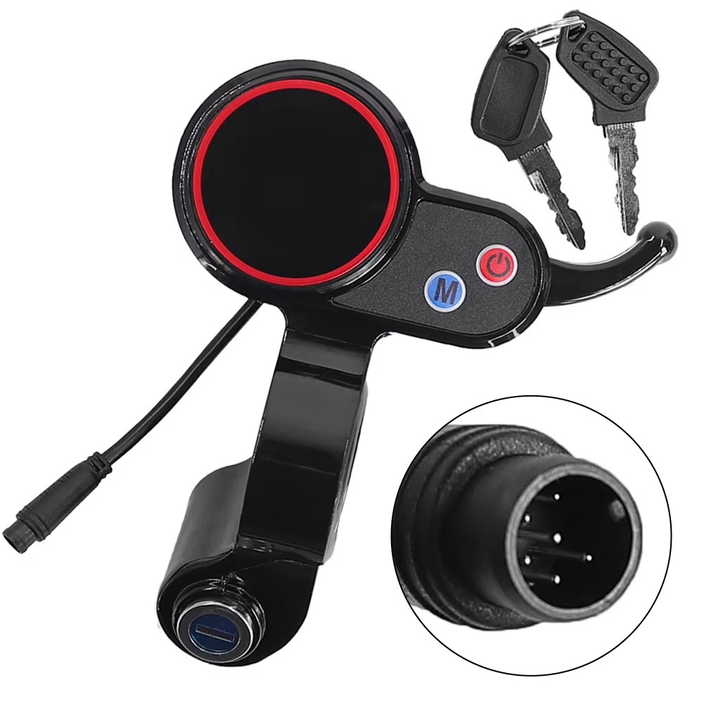 Screen Visibility Dashboard Accessories Black LCD Display For Electric Scooter Hoverboard Custom Fit Design Daily Ride Endurance