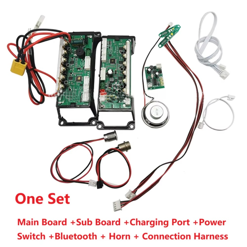 A set of 36V-48V dual system electric balance scooter hoverboard motherboard controller with bluetooth board control board