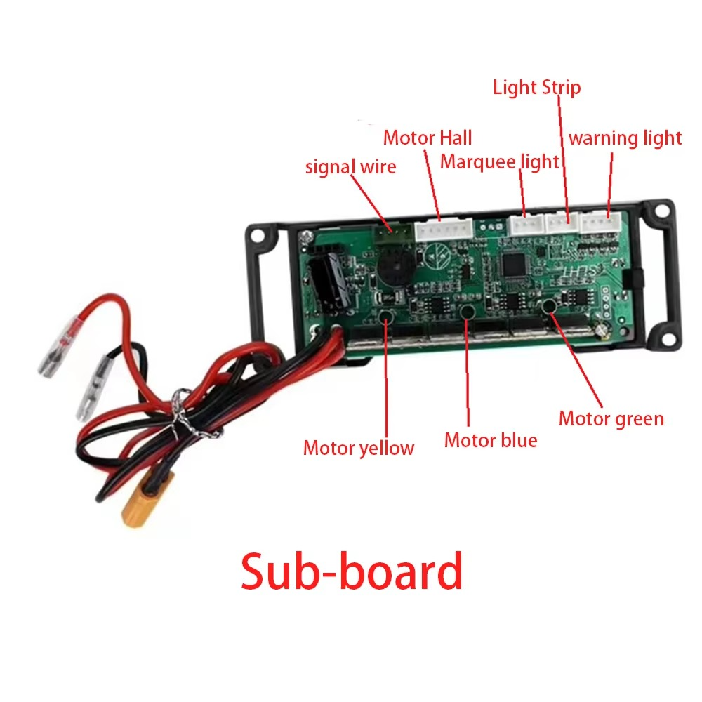 A set of 36V-48V dual system electric balance scooter hoverboard motherboard controller with bluetooth board control board