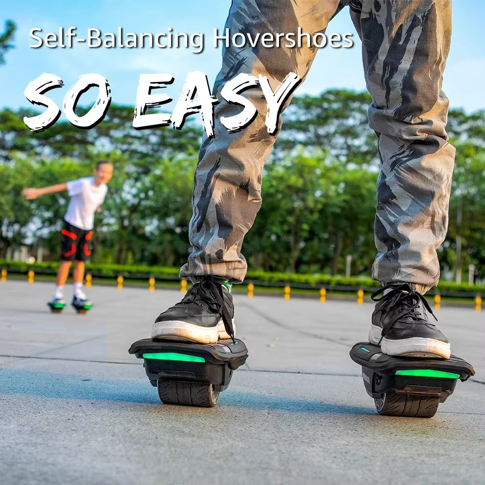 2025 New Design Adults Hovershoes 3.5 Inch Hover Shoes Balance Scooter Electrical Skateboard One Wheel Gyroshoes