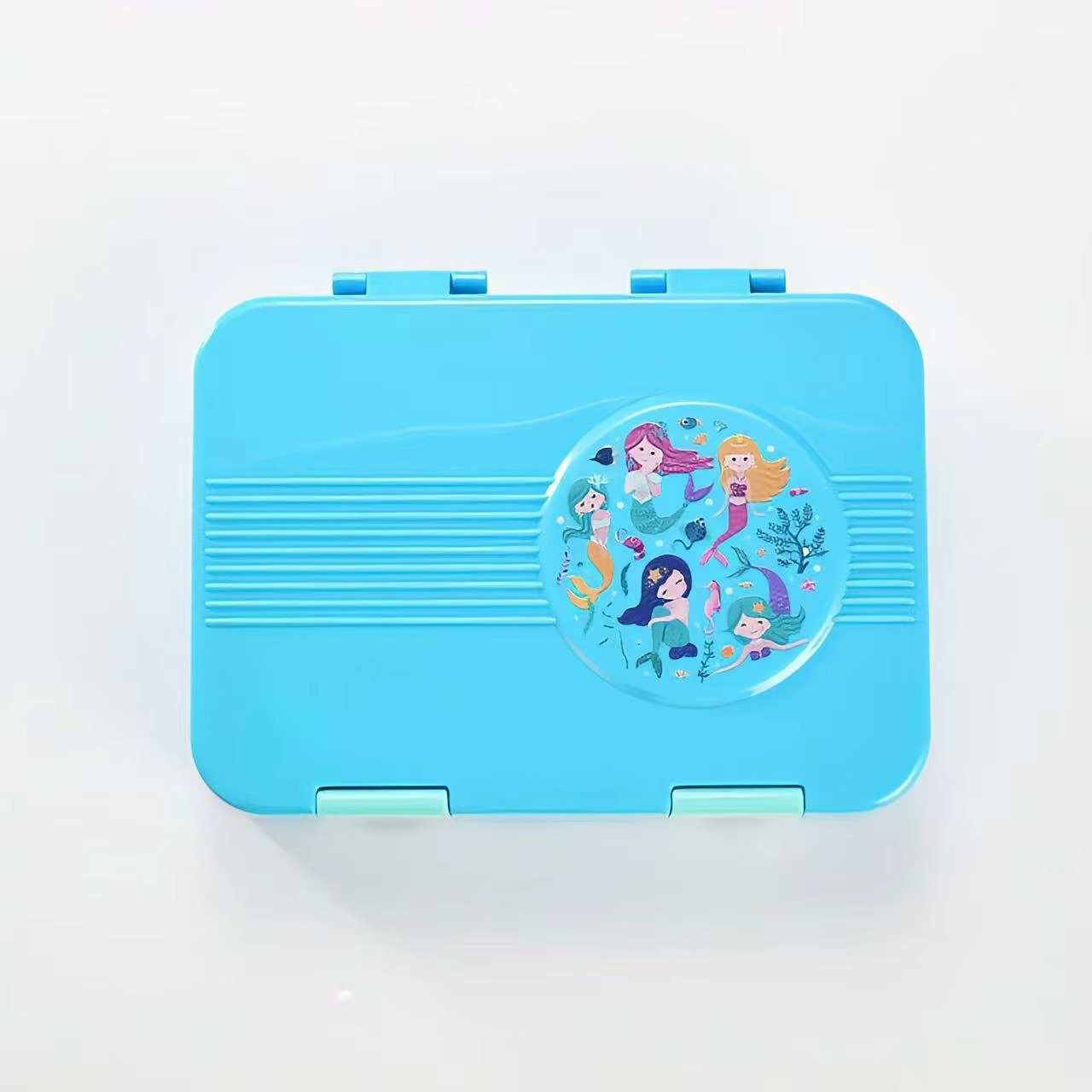 Double Buckle Tritan Bento Box / Portable Lunch Box / Microwave-Safe Freshness Preservation Meal Container for Students & Kids
