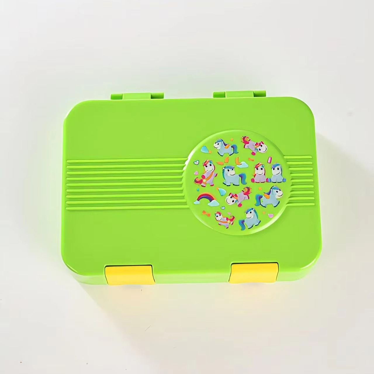 Double Buckle Tritan Bento Box / Portable Lunch Box / Microwave-Safe Freshness Preservation Meal Container for Students & Kids