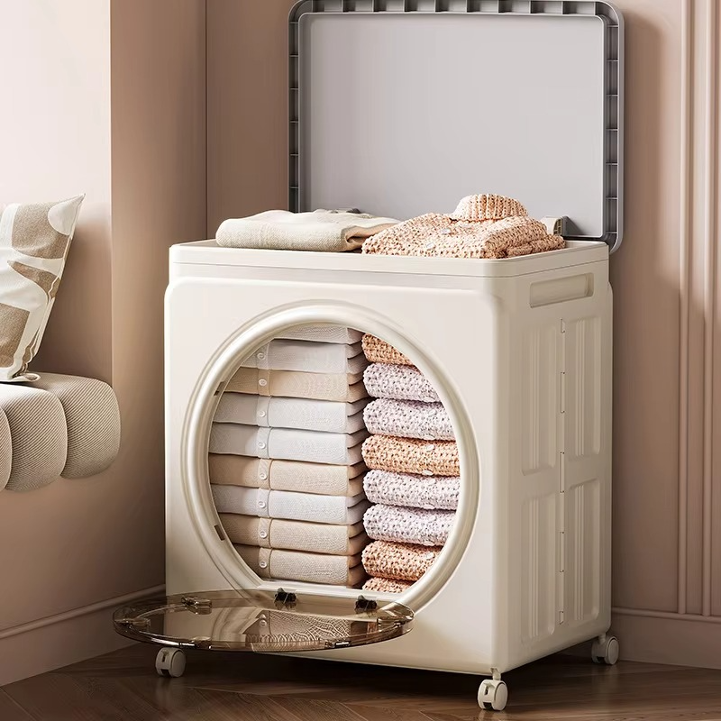 Clothes storage box large capacity storage basket storage cabinet