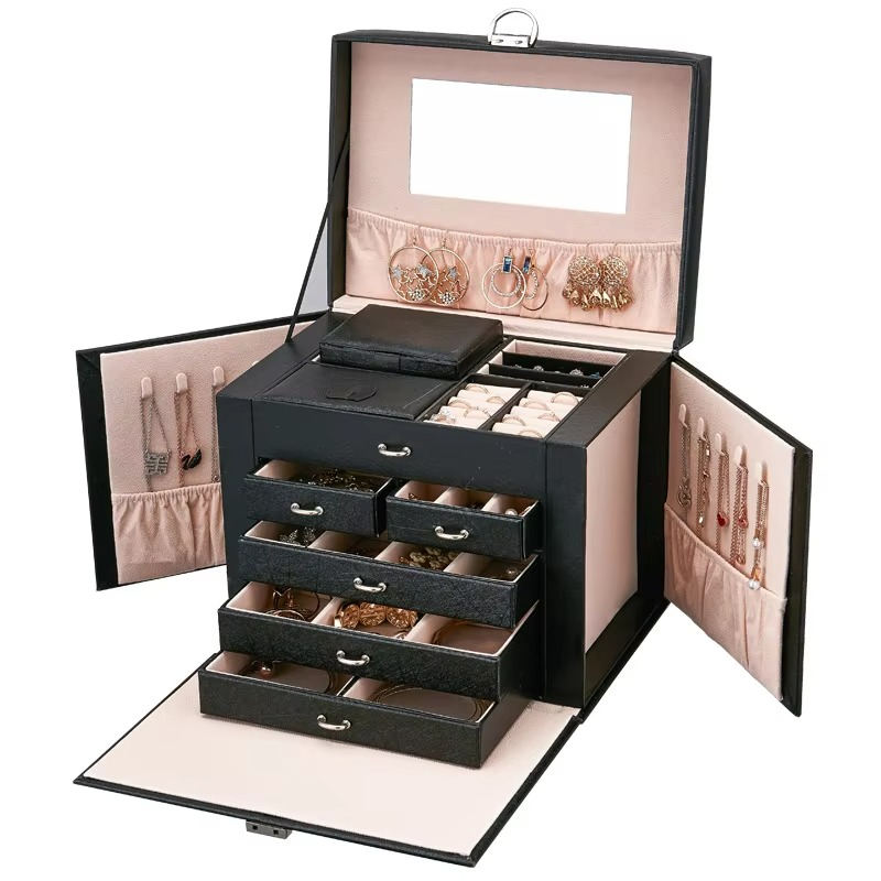 Large jewelry box Storage box storage boxes Vanity organizer jewelers for jewelry organizer Jewelry organizer home organizer