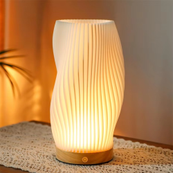 Bedside Lamps Bedroom 3D Printed Touch Table Lamp Dimmable Nightstand Lamp Modern Lamp for Living Room, Dorm, Kids Room, Office