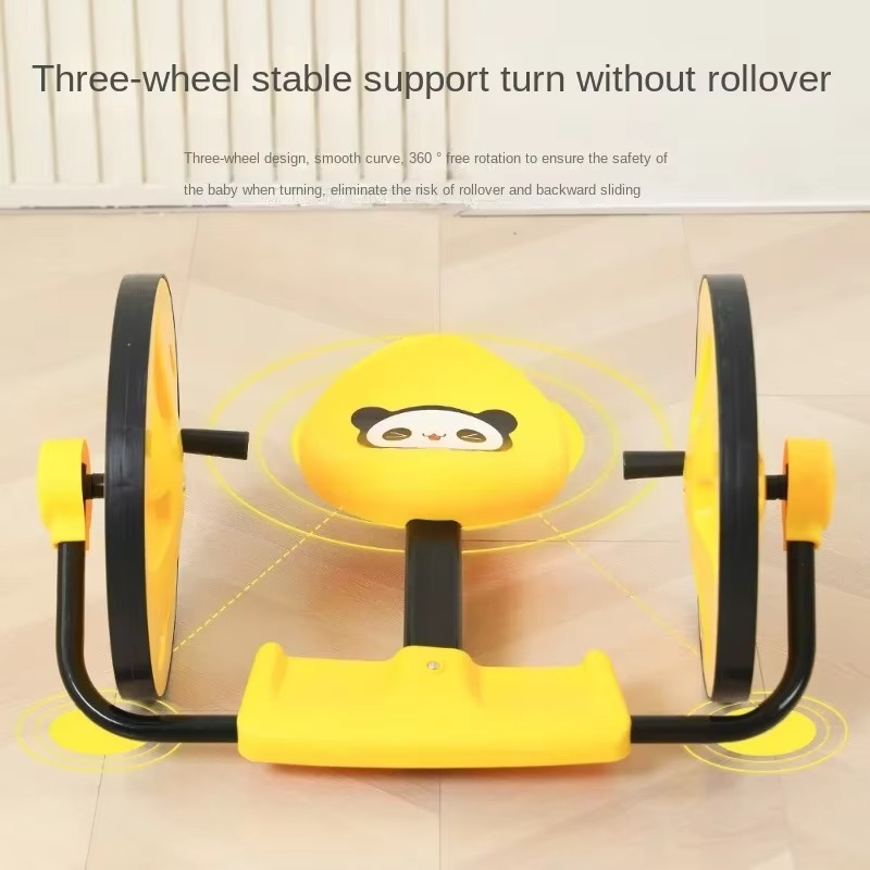 Minimalist Kids Balance Car –360° Free Steering Hand Trolley Outdoor Sense Training Equipment Kindergarten Sports Toys Hand Cars