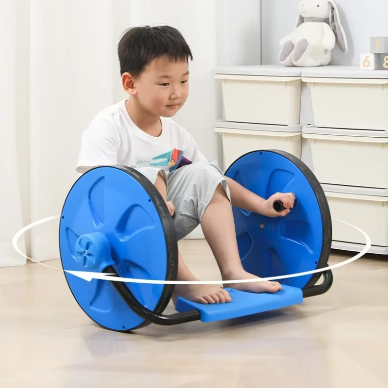 Minimalist Kids Balance Car –360° Free Steering Hand Trolley Outdoor Sense Training Equipment Kindergarten Sports Toys Hand Cars