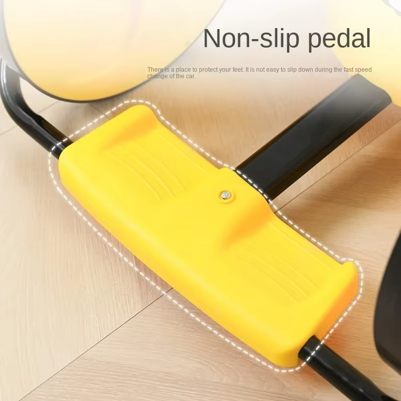 Minimalist Kids Balance Car –360° Free Steering Hand Trolley Outdoor Sense Training Equipment Kindergarten Sports Toys Hand Cars