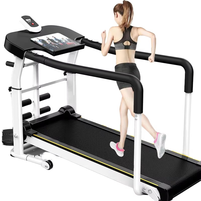 High Quality Indoor Unpowered Wireless Walking Treadmill New Design Foldable Fitness Gym Trainer Mechanical Heart Rate Test