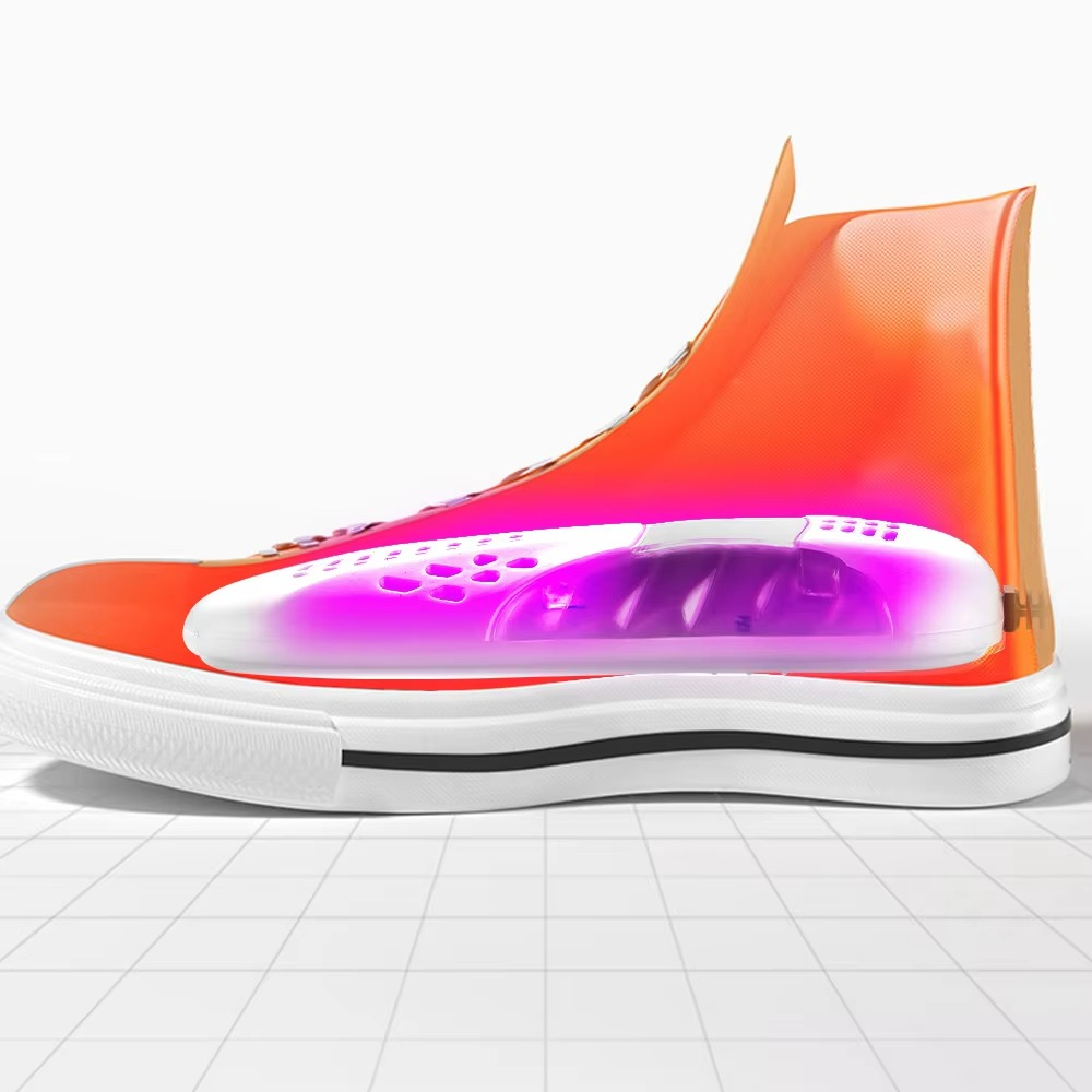 220V/110V Race Car Shape Voilet Light Shoe Dryer Protector Odor Deodorant Dehumidify Device Shoes Drier Machine Heater