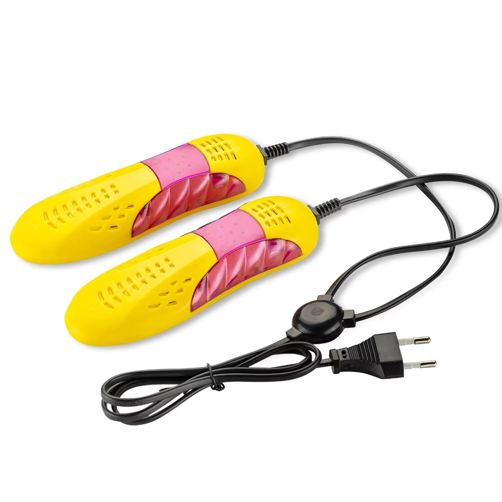 Race Car Shape Voilet Light Shoe Dryer Foot Protector Boot Odor Deodorant Dehumidify Device Shoes Drier Heater