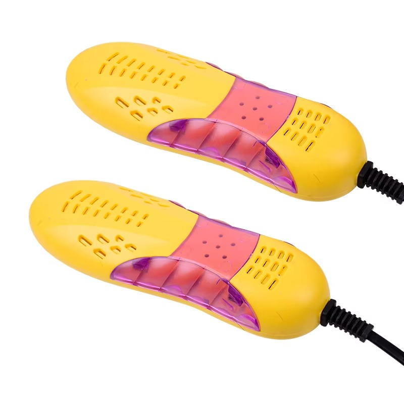 Race Car Shape Voilet Light Shoe Dryer Foot Protector Boot Odor Deodorant Dehumidify Device Shoes Drier Heater
