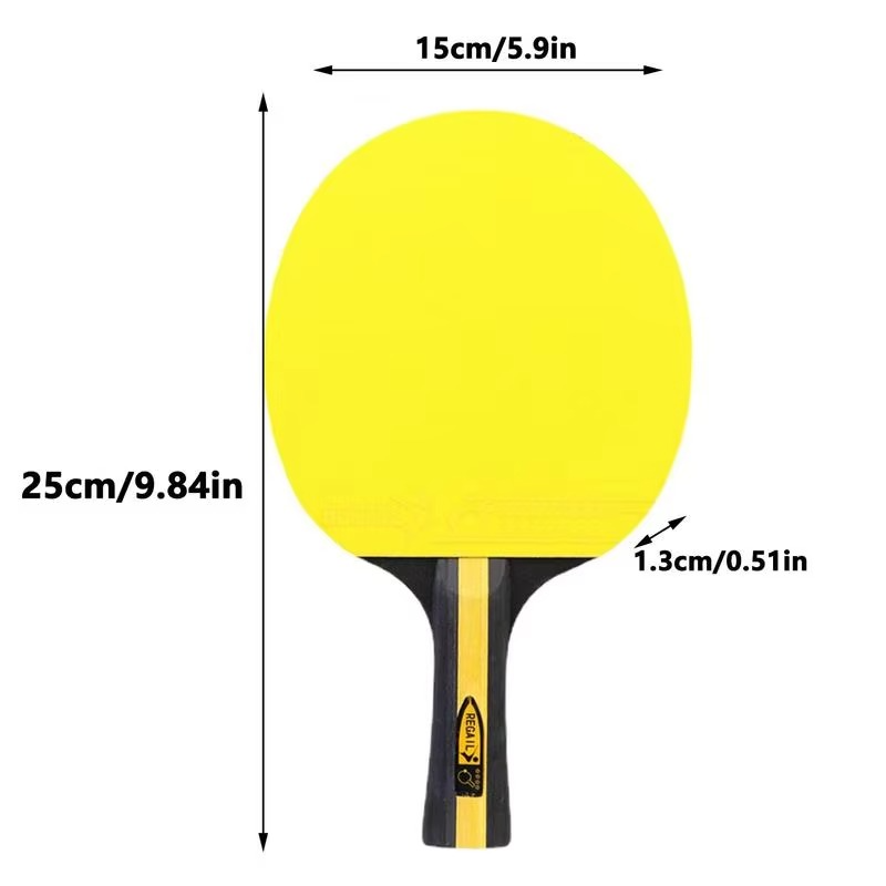 1PC Professional Table Tennis Racket PingPong Racket Set Pimples-in Rubber Hight Quality Blade Bat Paddle Table Tennis Accessory