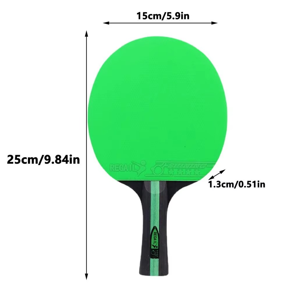 1PC Professional Table Tennis Racket PingPong Racket Set Pimples-in Rubber Hight Quality Blade Bat Paddle Table Tennis Accessory