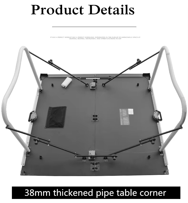 Folding Table Tennis Table With Pulley