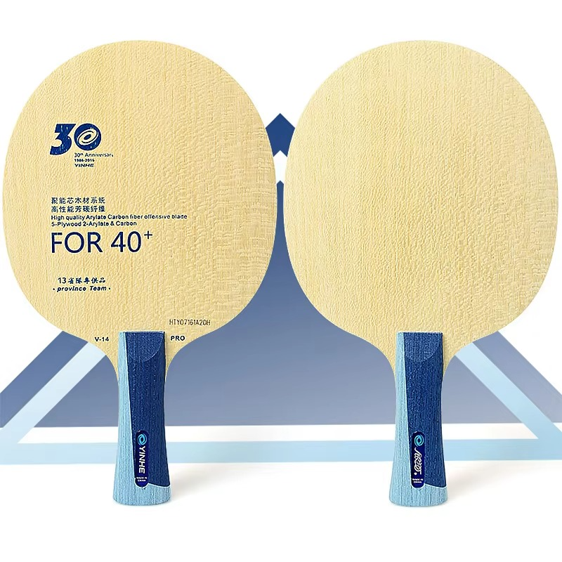 Yinhe V14 Pro Table Tennis Blade Professional 5 Wood 2 ALC Offensive Ping Pong Racket Blade for Province Team