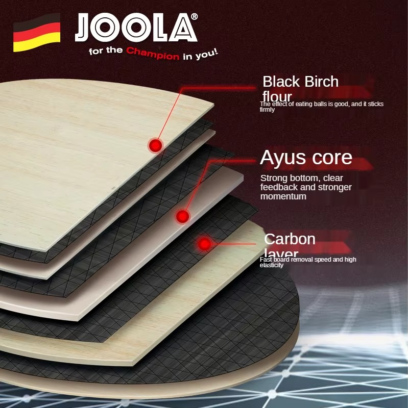 Original joola carbon 5 star table tennis racket for offensive rackets sport racket Ping Pong Raquete