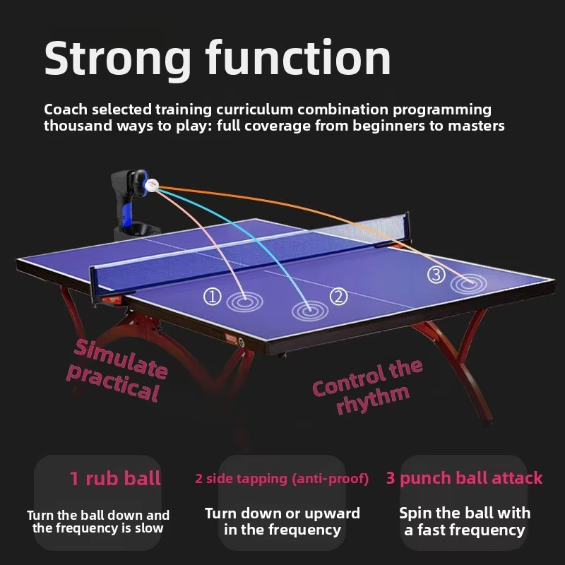Youyou Y20 table tennis serve machine household single self-training table tennis trainer multi-drop point practice serve