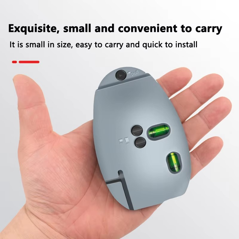 Xiaomi Portable 2Line Laser Levels Vertical Laser Level Infrared Horizontal Line 90 Degree Leveling With 2battery Long Distanc