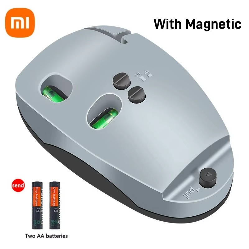 Xiaomi Portable 2Line Laser Levels Vertical Laser Level Infrared Horizontal Line 90 Degree Leveling With 2battery Long Distanc