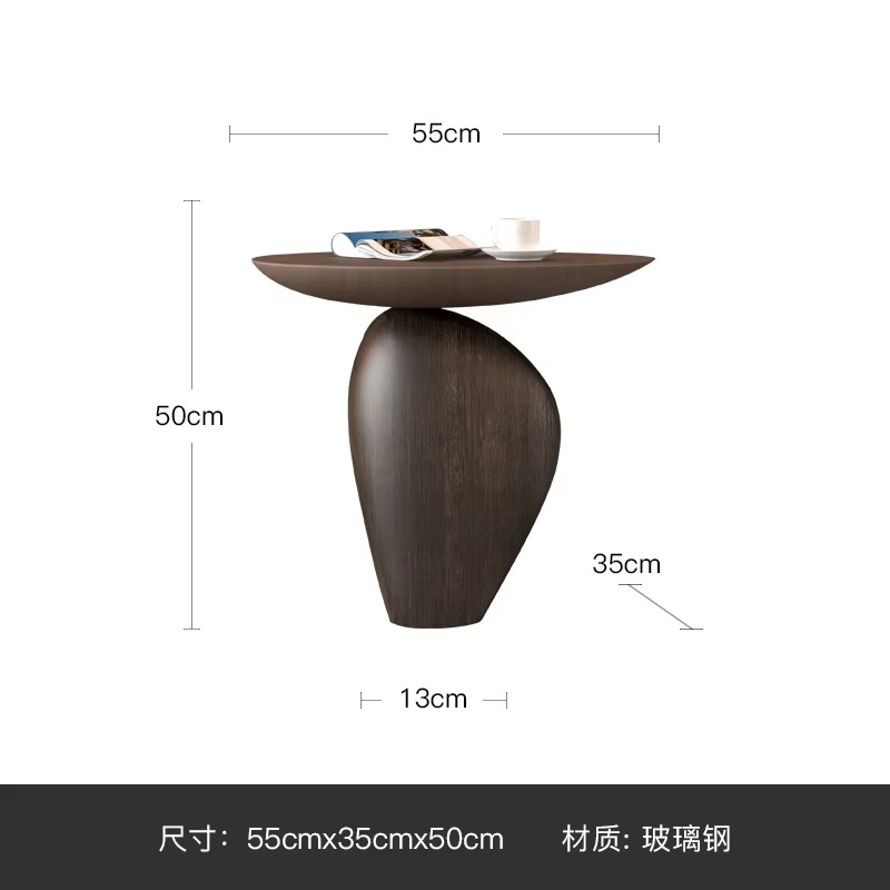 Home Decor Creative Cobblestone Side Table Living Room Sofa Corner Tables Nordic Coffee Tables Tea Tables Bedroom Bedside Table
