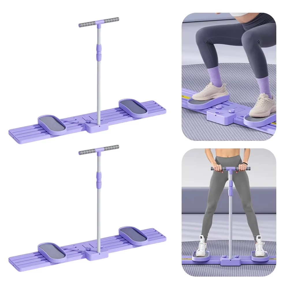Fitness Ski Machine Adjustable Ski Machine Pelvic Floor Muscle Exercise Equipment with Handle for Leg Pelvic Muscle Home Workout