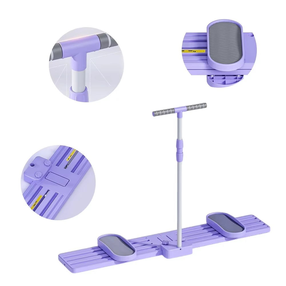 Fitness Ski Machine Adjustable Ski Machine Pelvic Floor Muscle Exercise Equipment with Handle for Leg Pelvic Muscle Home Workout