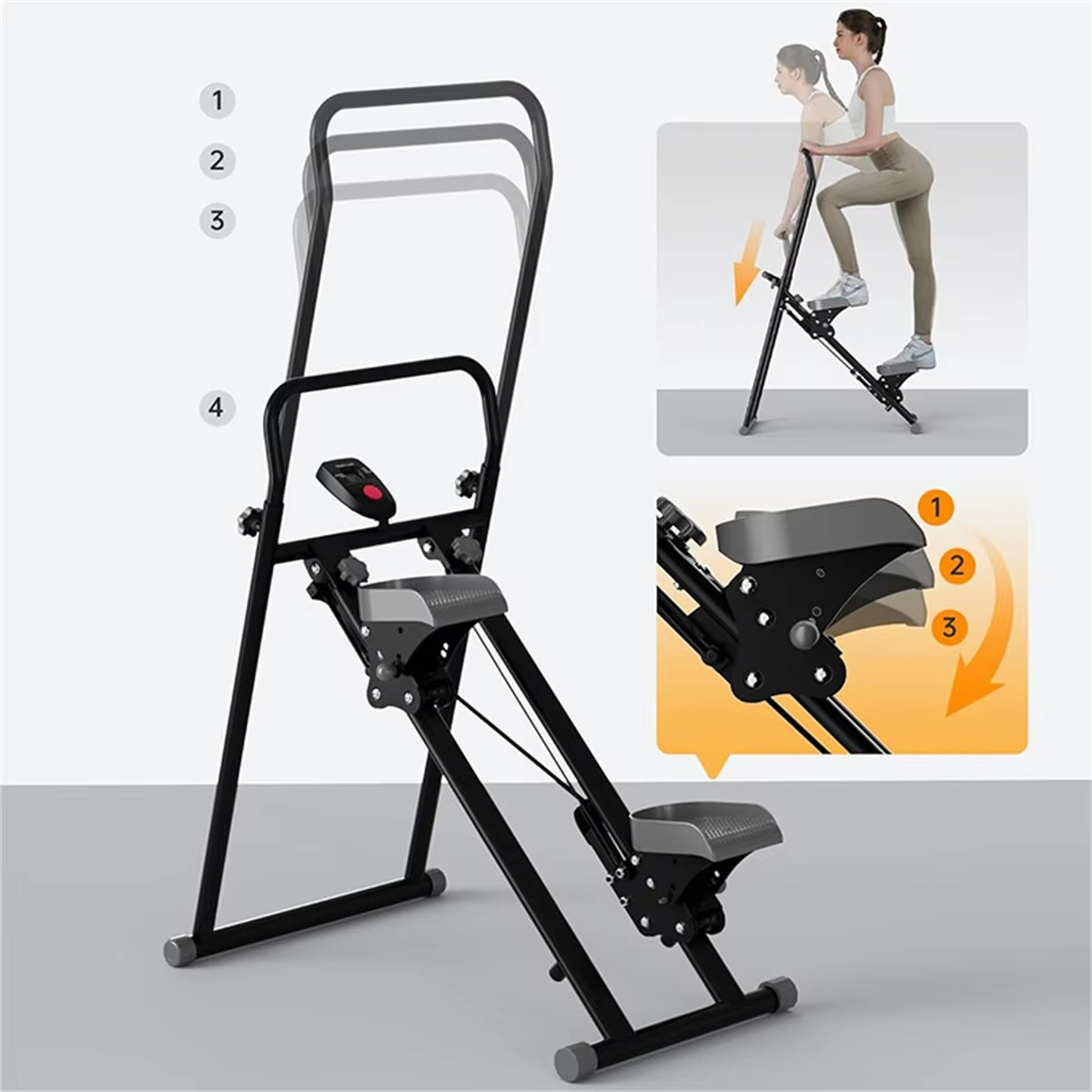 Multifunctional household stair climbing machine stair machine stepper foldable fitness equipment stair climber
