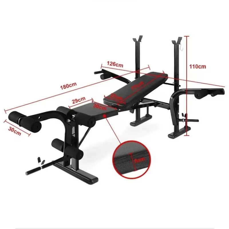 Multi Function Bodybuilding Home Fitness Workout Equipment Gym Fitness Sets Machine Weight Lifting Bench Adjustable Weight Bench