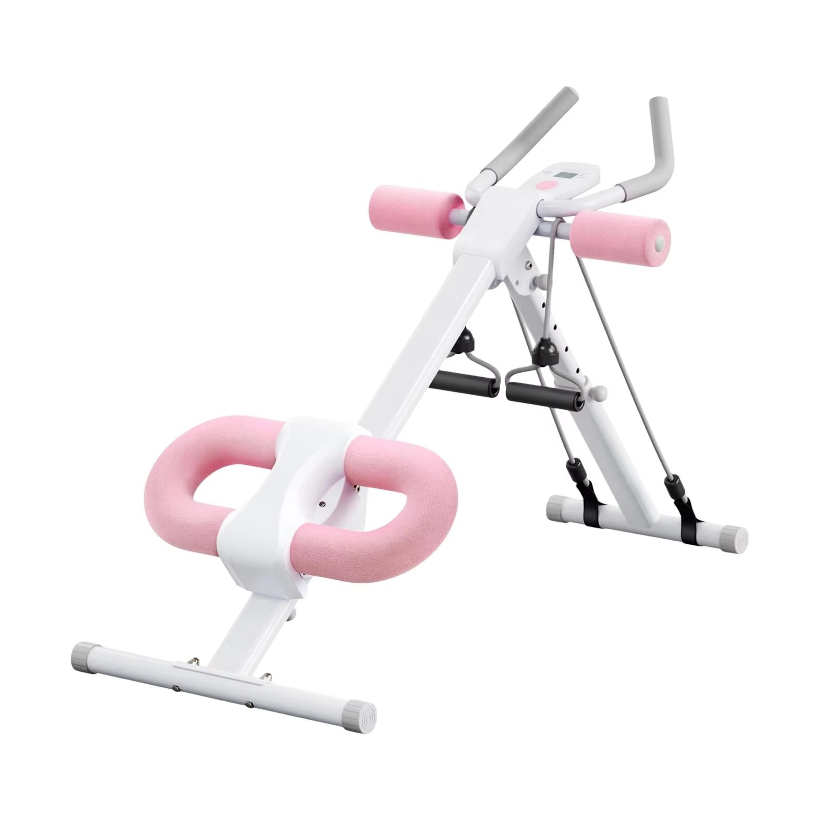 Ab Machine with Counting Function for Women Knee Protection Stomach Workout