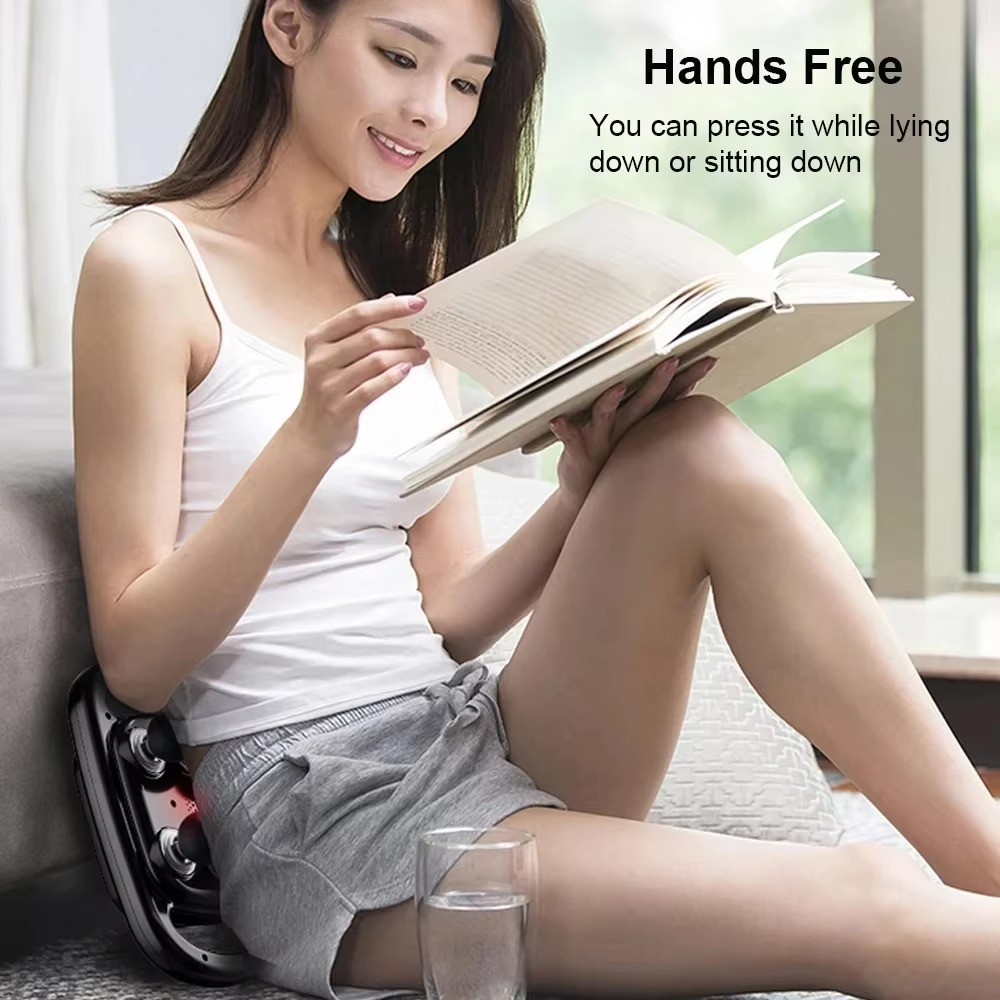 6 Head Massage Gun for Muscle Relief Deep Tissue Percussion for Neck Cervical Spine Full Body