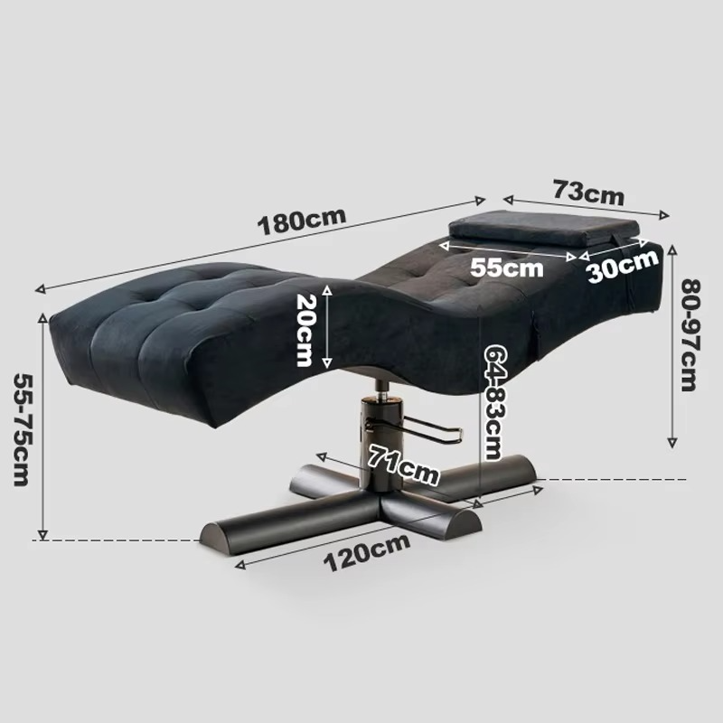 XinSheng Beauty Care Bed Facial Hydrotherapy Head Massage Table Salon Eyelash Beds SPA Furniture Home Use Leisure Lounge Chair
