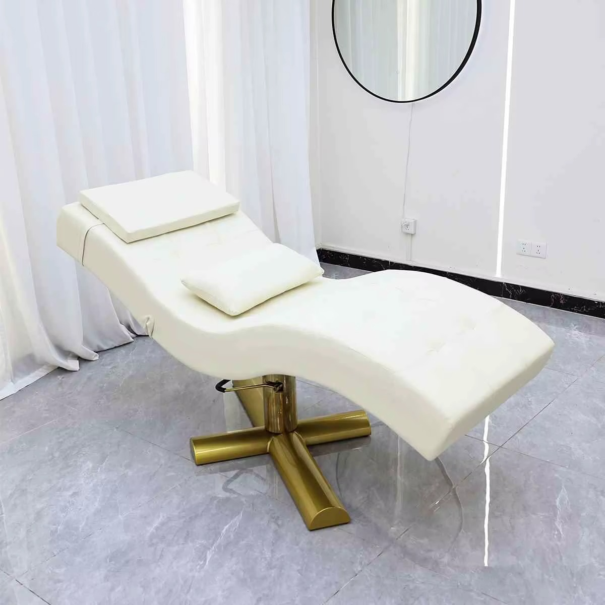 XinSheng Beauty Care Bed Facial Hydrotherapy Head Massage Table Salon Eyelash Beds SPA Furniture Home Use Leisure Lounge Chair