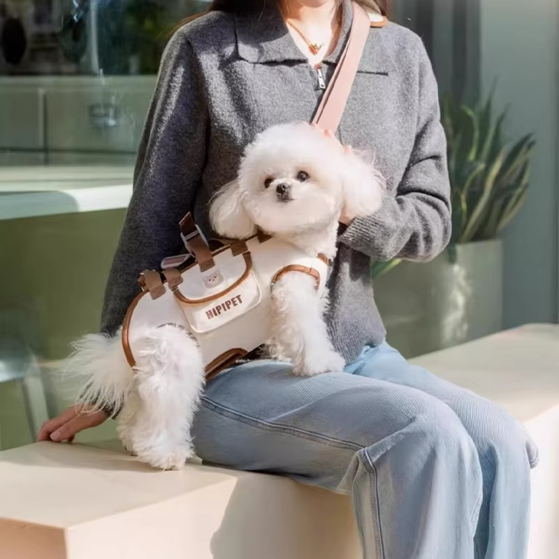 Dog outdoor portable bags crossbody cross back bag lightweight backpack general pets product accessory dogs supplies accessories