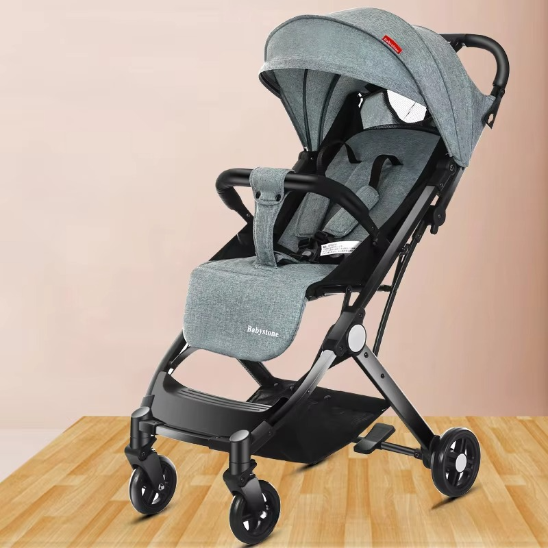 Lightweight Travel Pram four-wheel stroller Portable newborn baby foldable shock-absorbing umbrella stroller Baby Carriage