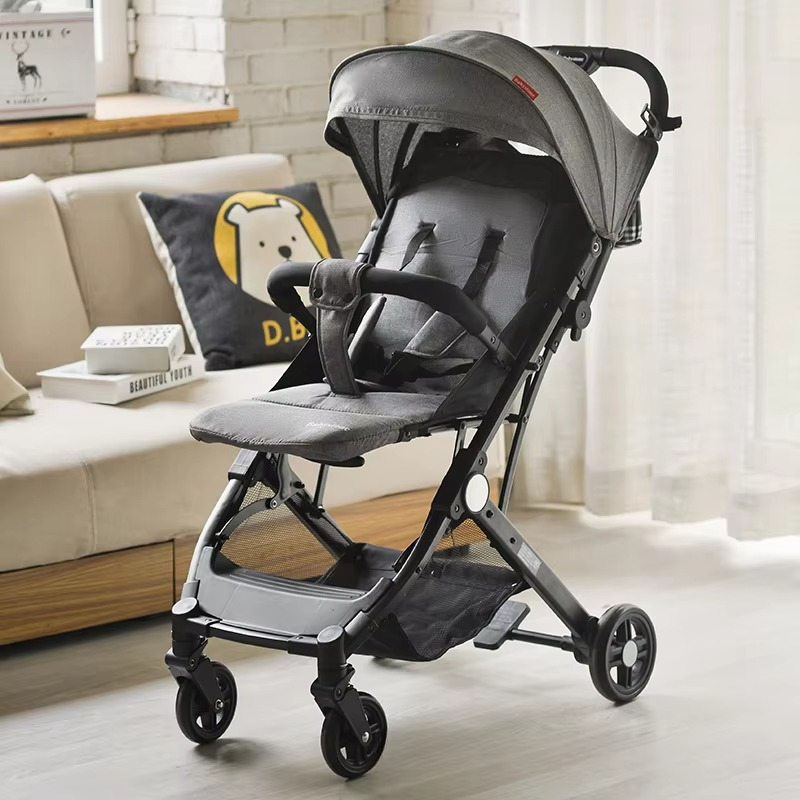 Lightweight Travel Pram four-wheel stroller Portable newborn baby foldable shock-absorbing umbrella stroller Baby Carriage
