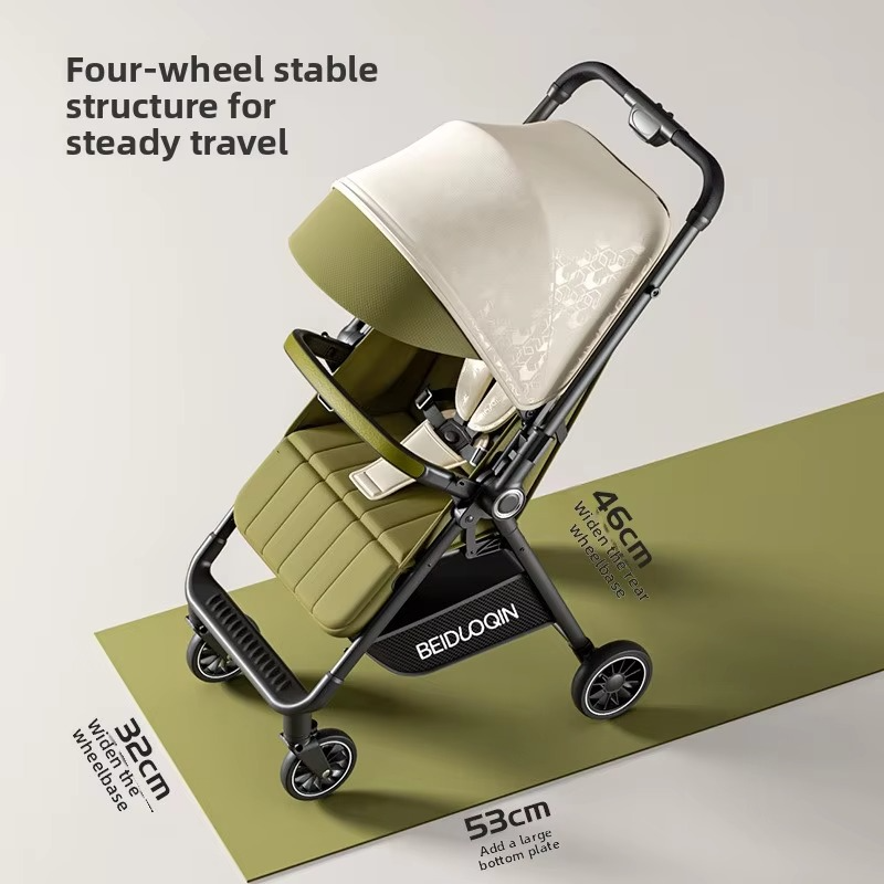 Baby pocket cart trolley lightweight folding baby stroller one-click to close the car and go out to walk the trolley wholesale